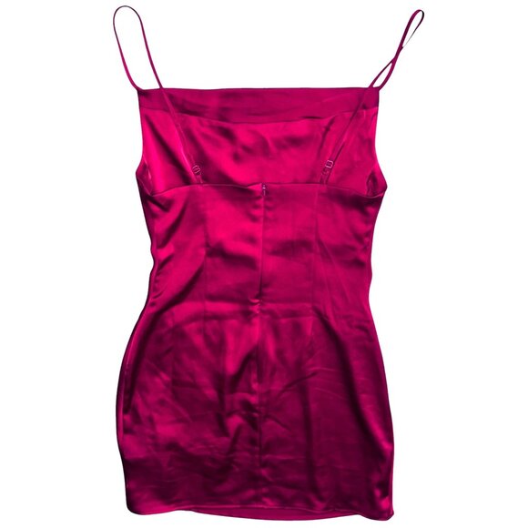 Urban Outfitters Red Satin Spaghetti Strap Cocktail Dress Sz Small Red Womens mi - Picture 12 of 13